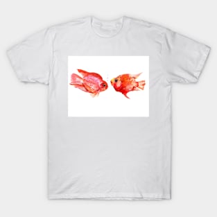 Parrot Cichlids fish home decor T-Shirt